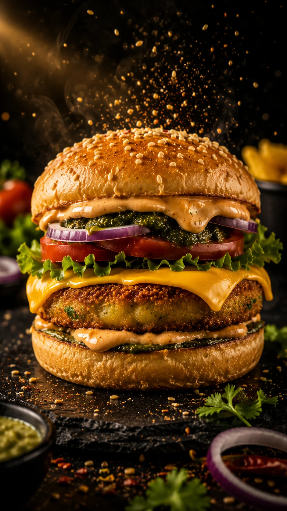 Aloo Tikki Burger