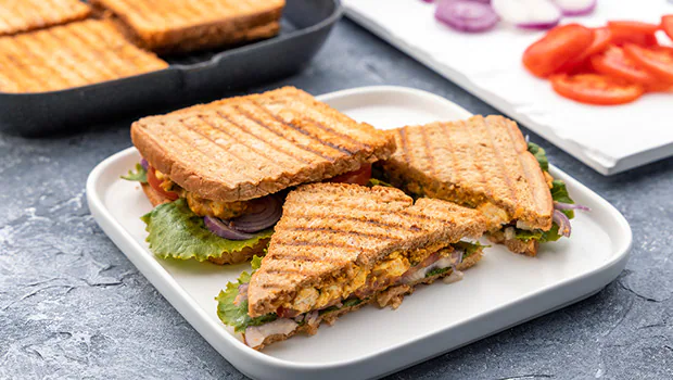 Paneer Tikka Sandwich